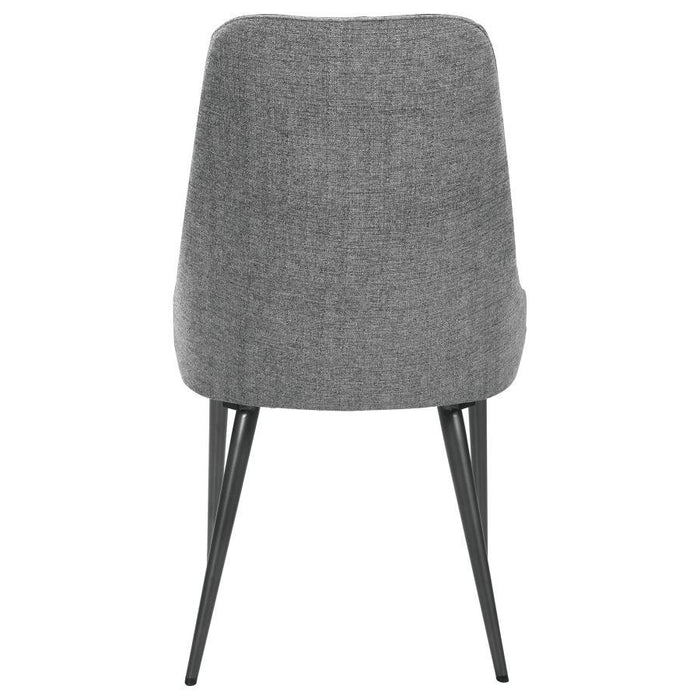 Alan - Upholstered Dining Chairs (Set of 2) - Gray Unique Piece Furniture