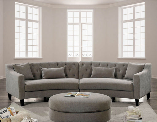 Sarin - Ottoman - Warm Gray Unique Piece Furniture