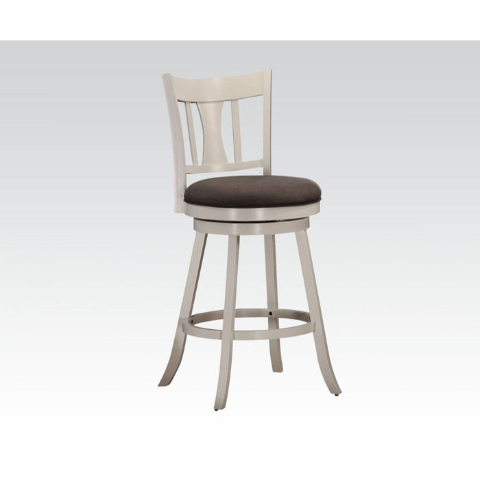 Tabib - Bar Chair - Fabric & White Unique Piece Furniture Furniture Store in Dallas and Acworth, GA serving Marietta, Alpharetta, Kennesaw, Milton