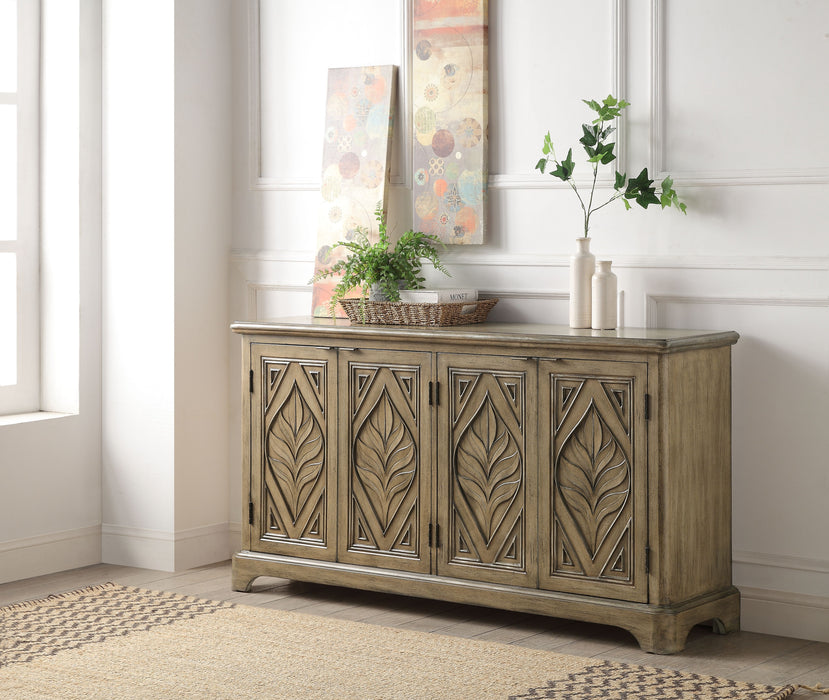 Orana - Accent Table - Oak Finish Unique Piece Furniture