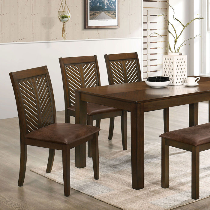 Garnett - Side Chair (Set of 2) - Walnut / Brown Unique Piece Furniture