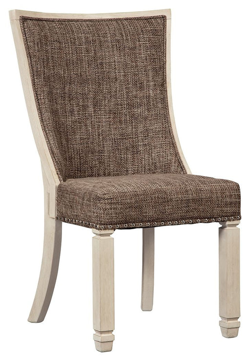 Bolanburg - Brown / Beige - Dining Uph Side Chair (Set of 2) - Lattice Back Unique Piece Furniture