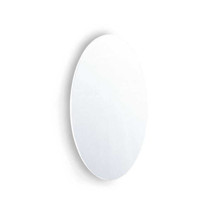 Frameless Beveled Wall Mounted Bathroom Mirror, Hd Makeup Mirror, Round Mirror