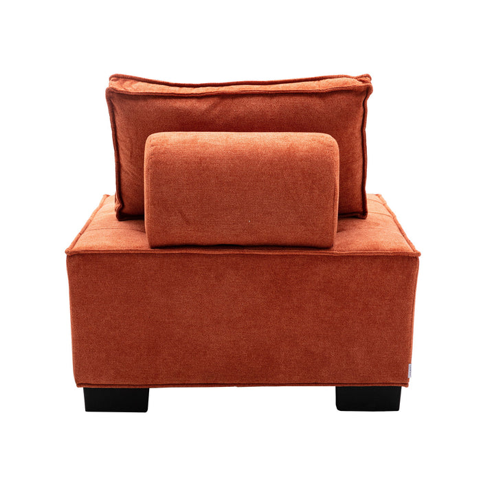 Coomore Ottoman / Lazy Chair - Orange