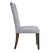Merel - Side Chair (Set of 2) - Gray Linen & Gray Oak Unique Piece Furniture