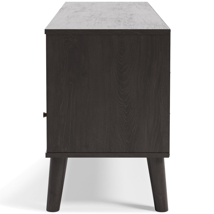 Piperton - Brown / Natural - Medium TV Stand Unique Piece Furniture