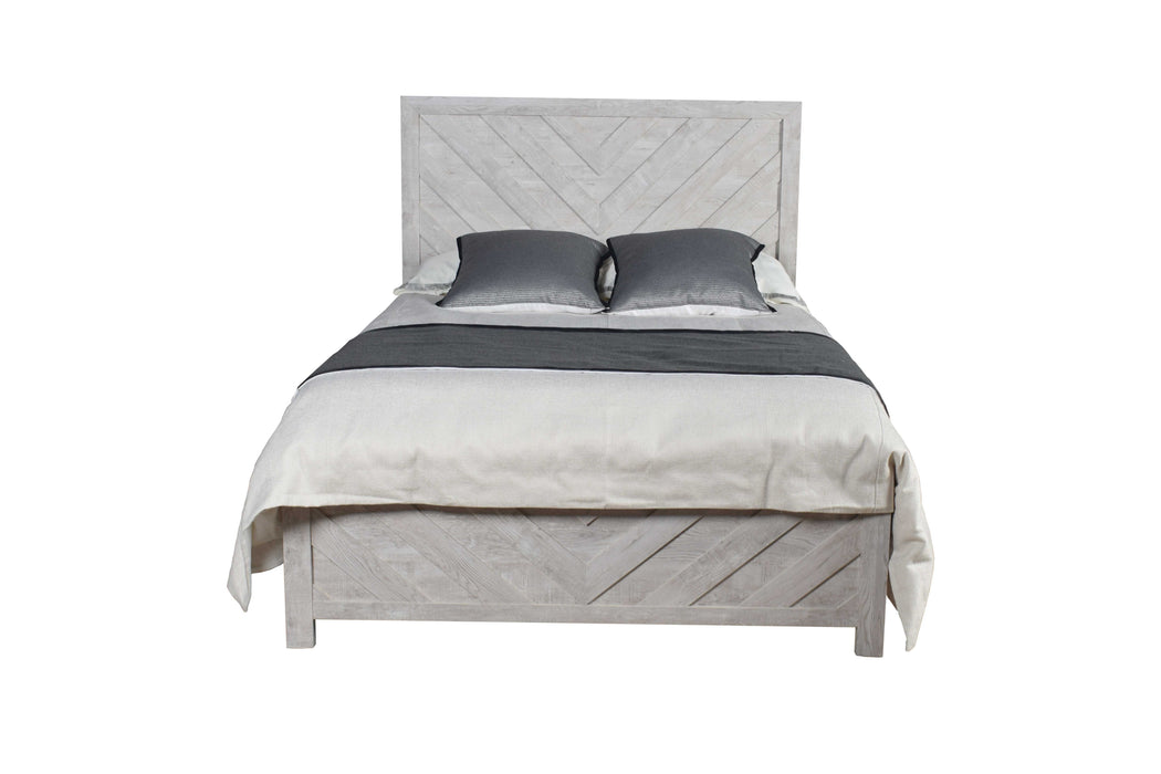 Denver Modern Style Queen Bed Made With Wood In Gray
