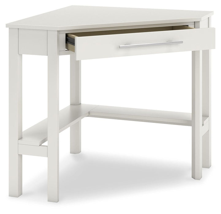 Grannen - White - Home Office Corner Desk Unique Piece Furniture