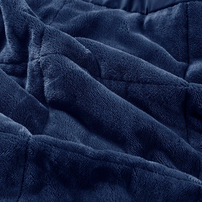 Reversible Heiq Smart Temperature Down Alternative Blanket Navy