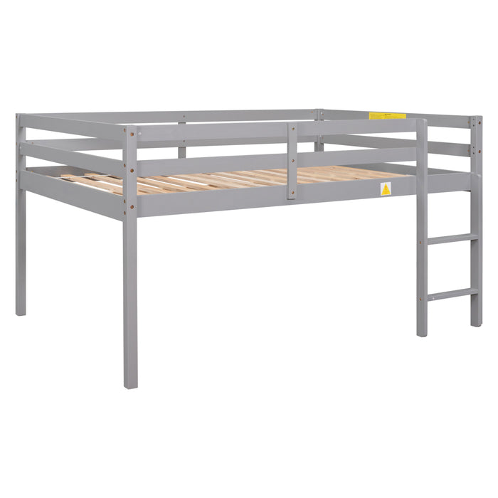 Full Loft Bed - Grey