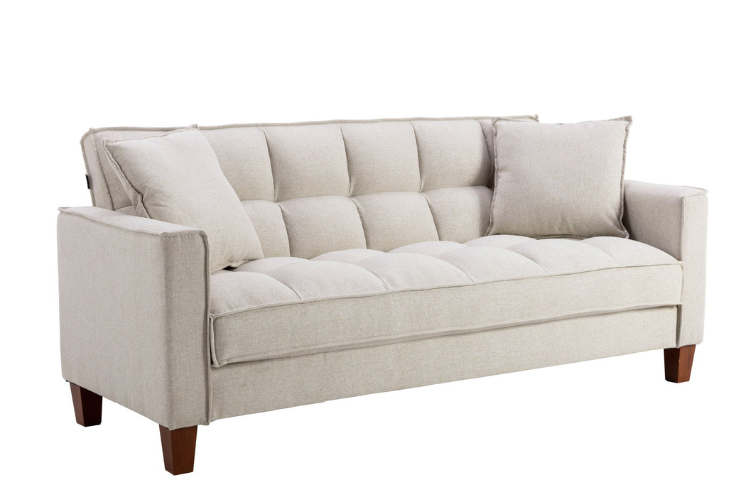 2063Bg - Linen Sofa