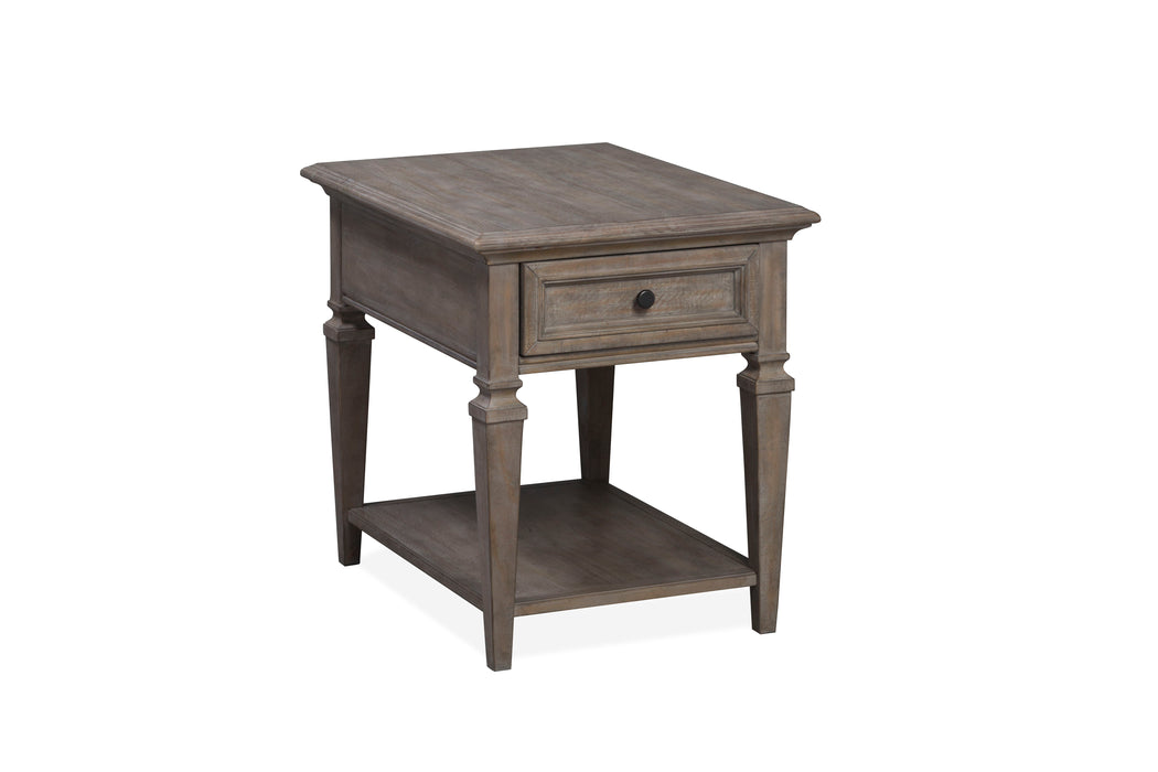 Lancaster - Rectangular End Table - Dove Tail Grey Unique Piece Furniture