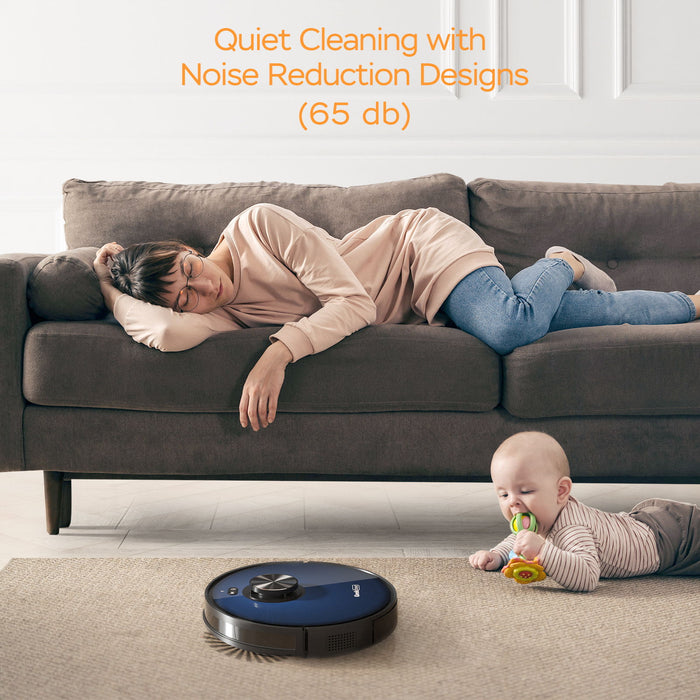 Geek Smart L7 Robot Vacuum Cleaner And Mop, LDS Navigation, Wi - Fi Connected App, Selective Room Cleaning, Max 2700 Pa Suction, Ideal For Pets And Larger Home