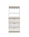 Hewett - Shoe Cabinet - Light Oak & White Finish Unique Piece Furniture
