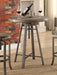 Bartlett - Adjustable Swivel Bar Table - Brushed Nutmeg Unique Piece Furniture