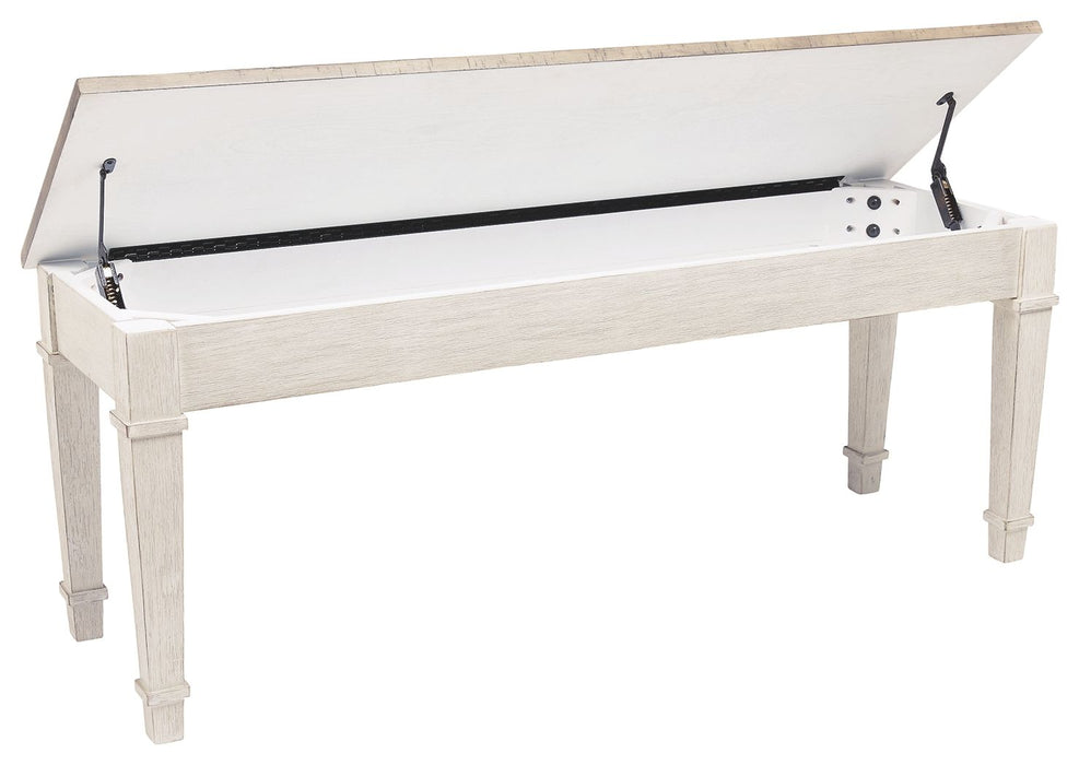 Skempton - White - Storage Bench Unique Piece Furniture