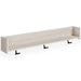 Socalle - Light Natural - Wall Mounted Coat Rack W/shelf Unique Piece Furniture