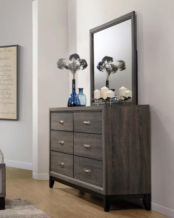 Watson - Dresser Mirror - Gray Oak Unique Piece Furniture