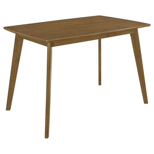Kersey - Dining Table With Angled Legs - Chestnut Unique Piece Furniture