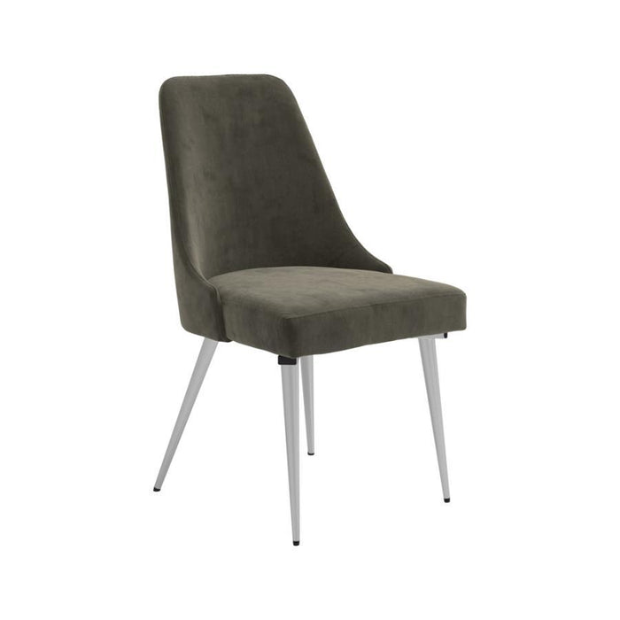 Cabianca - Curved Back Side Chairs (Set of 2) - Gray Unique Piece Furniture