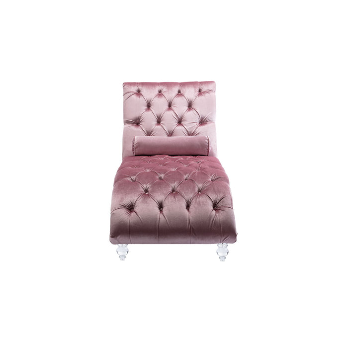 Coomore Leisure Concubine Sofa With Acrylic Feet - Pink