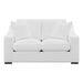 Ashlyn - Upholstered Sloped Arms Loveseat - White Unique Piece Furniture