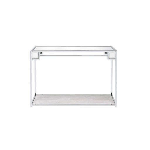 Asbury - Accent Table - Mirrored, Chrome Unique Piece Furniture