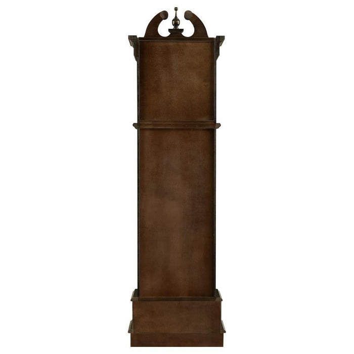 Cedric - Grandfather Clock With Chime - Golden Brown Unique Piece Furniture