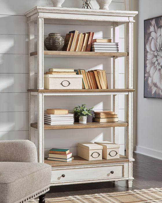 Realyn - Brown / White - Bookcase Unique Piece Furniture
