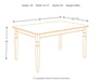 Owingsville - Black / Brown - Rectangular Dining Room Table Unique Piece Furniture