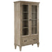 Lancaster - Door Bookcase - Dove Tail Grey Unique Piece Furniture