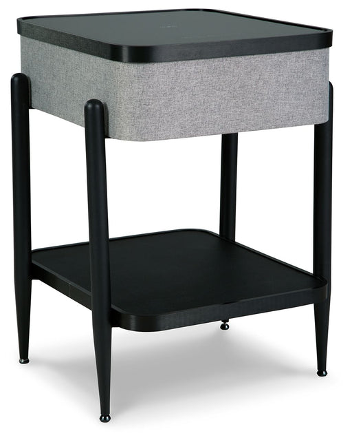Jorvalee - Gray / Black - Accent Table Unique Piece Furniture