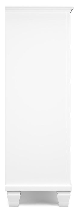 Fortman - Five Drawer Chest - White