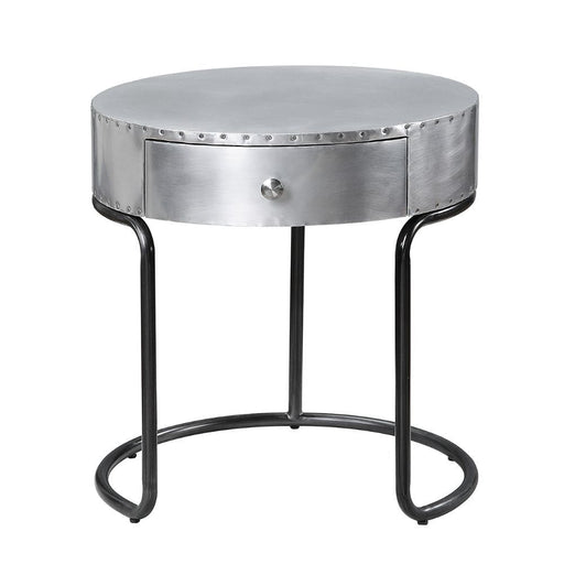 Brancaster - End Table - Aluminum - 21" Unique Piece Furniture