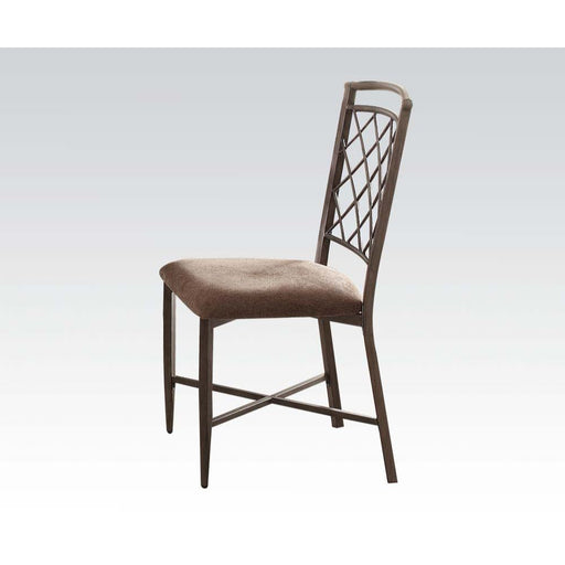 Aldric - Side Chair (Set of 2) - Fabric & Antique Unique Piece Furniture