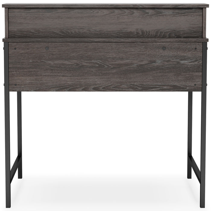 Freedan - Grayish Brown - Home Office Desk - Top-Shelf Unique Piece Furniture