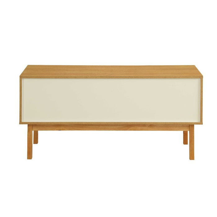Drivia - Accent Table - Natural & Ivory Unique Piece Furniture