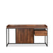 Sara - Desk - Walnut & Sandy Black Unique Piece Furniture