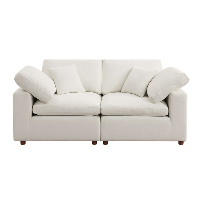 Modern Modular Sectional Sofa Set, Self - Customization Design Sofa White
