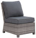 Salem - Gray - Armless Chair W/Cushion Unique Piece Furniture