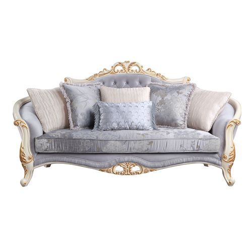 Galelvith - Sofa - Gray Fabric Unique Piece Furniture
