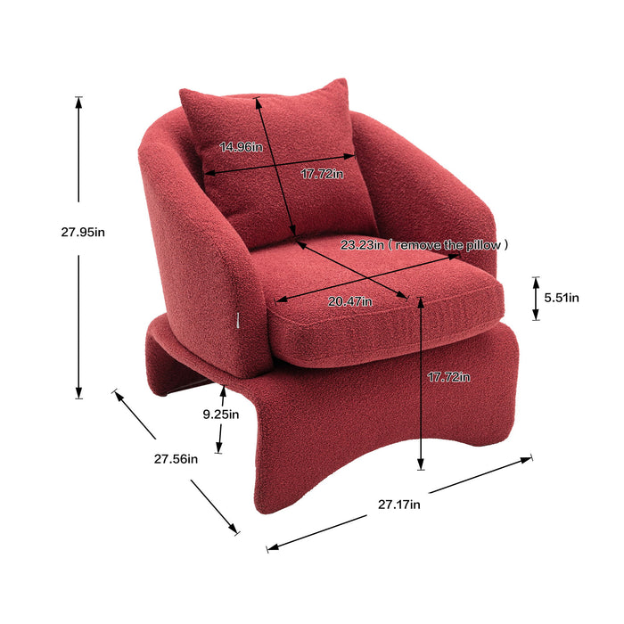 Coolmore Primary Chair / Leisure Chair - Red