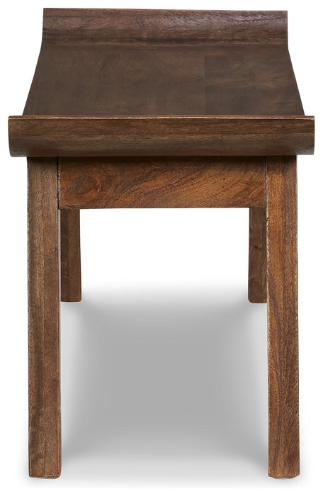 Tamish - Medium Brown - Accent Bench Unique Piece Furniture