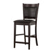 Jaden - Upholstered Counter Height Stools (Set of 2) - Black And Espresso Unique Piece Furniture