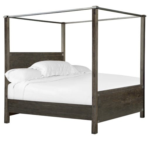 Abington - Queen / King Poster Bed Posts - Weathered Charcoal Unique Piece Furniture