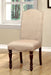 Hurdsfield - Side Chair (Set of 2) - Antique Cherry / Beige Unique Piece Furniture