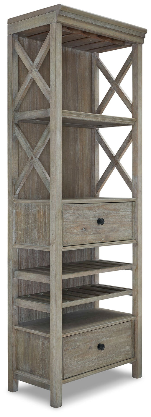 Moreshire - Bisque - Display Cabinet Unique Piece Furniture