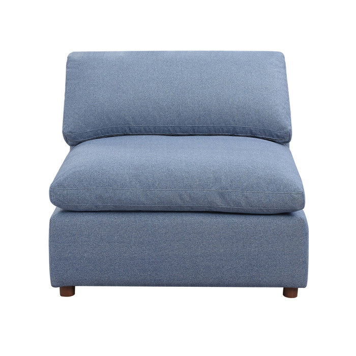 Modern Modular Sectional Sofa Set, Self - Customization Design Sofa - Blue