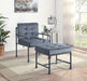 Brantley - Chair - Gray Velvet & Sandy Gray Finish Unique Piece Furniture