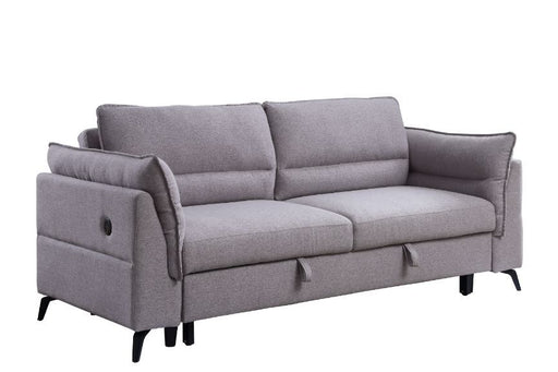 Helaine - Futon - Gray Fabric Unique Piece Furniture
